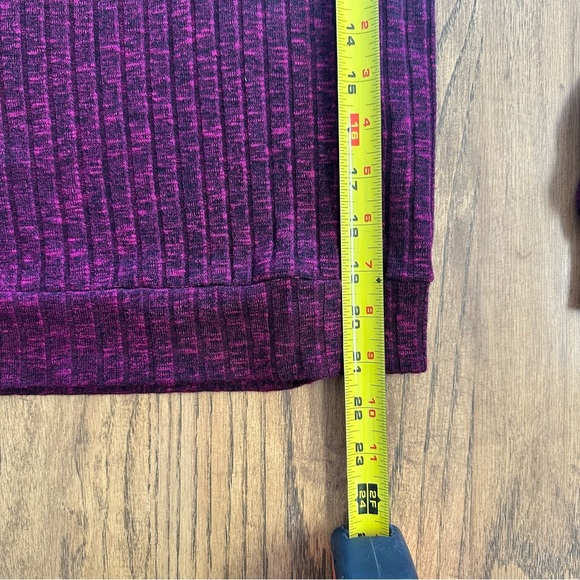 Michael Stars Polly Square Neck Knit Top Fichsia Size XS - Picture 11 of 11